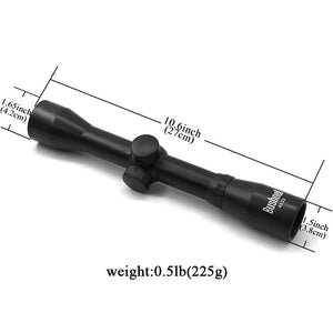 Dark Slate Gray Bushnell 4x32 Fishing Crossbow Scope BUSHNELL
