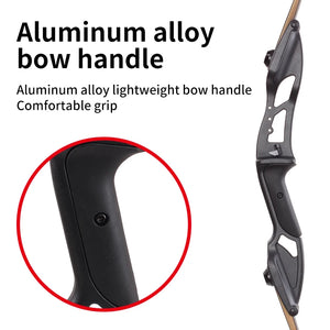 Dark Slate Gray SPG 56 Inch Recurve Bow – 30-50lbs Right-Handed Aluminum Alloy Bow SPG