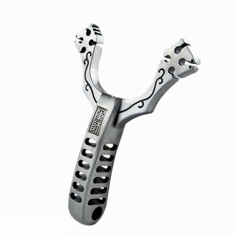 Gray Alloy Turbo Slingshot MARKSMAN