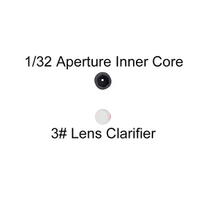 White Smoke SPG Archery Peep Sight Clarifier Lens Kit for Compound Bow SPG