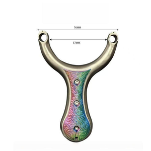 White Smoke NeonWave Stainless Slingshot INDIAN SLINGSHOT