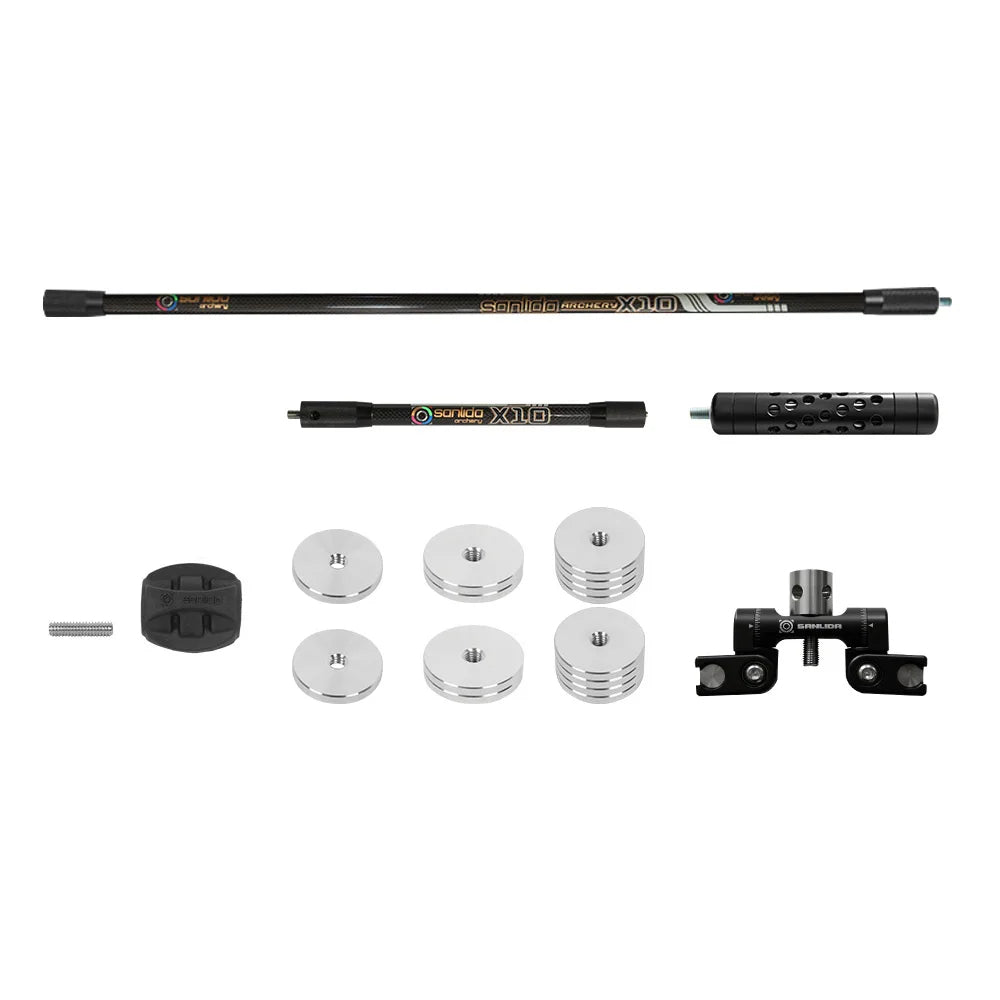 Light Gray Sanlida® Hero 10 II Target Full Module Compound Bow Kit - Orange Edition SANLIDA