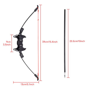 Misty Rose 12 Pound Mini Recurve Foldable Spring Bow Laser Aiming For Target Shooting INDIAN SLINGSHOT