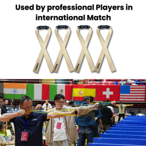 Gray MARKSMAN Natural Latex Slingshot Bands | 4-Pcs Sample Pack | 20cm Flat Mid Pull | Mixed Thickness 0.60mm, 0.70mm, 0.80mm & 1.0mm INDIAN SLINGSHOT