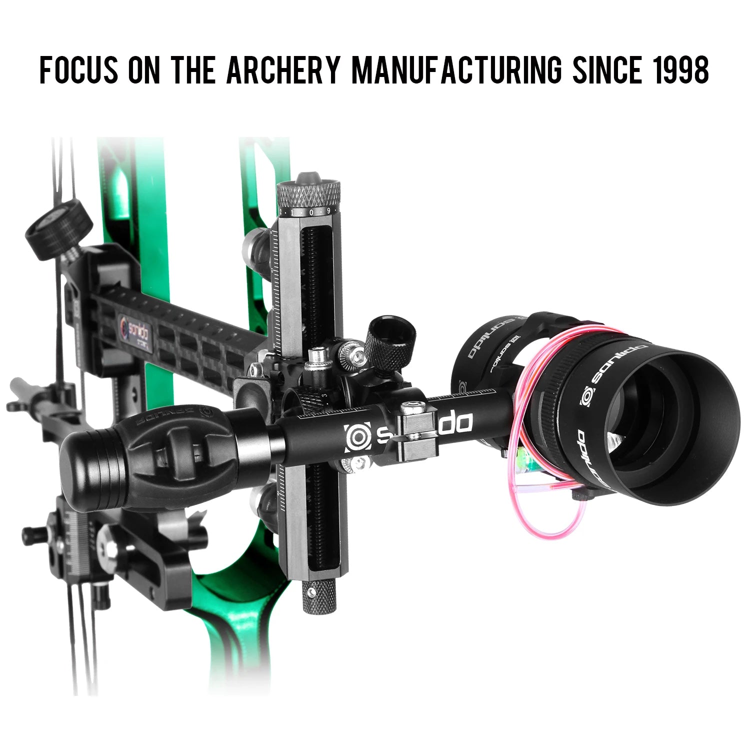 Dark Slate Gray Sanlida® Hero 10 II Target Full Module Compound Bow Kit - Green Edition SANLIDA