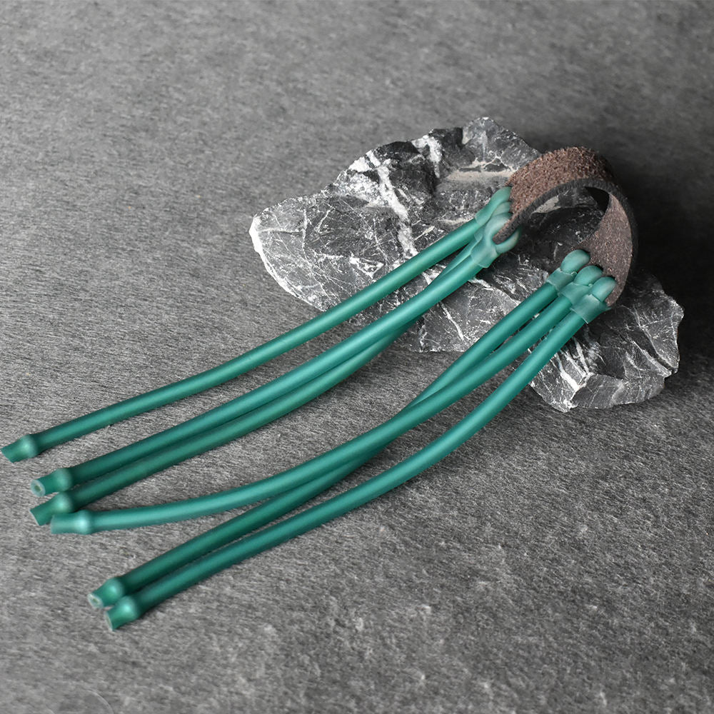 Light Slate Gray 2050 Ice Green Latex Tube Rubber Bands – Single Strand, 4-Strand & 6-Strand Variants MARKSMAN