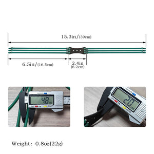 White Smoke 2050 Ice Green Latex Tube Rubber Bands – Single Strand, 4-Strand & 6-Strand Variants MARKSMAN