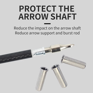 Light Gray SPG 6.2mm Aluminium Arrow Insert – Lightweight Shaft Connector SPG