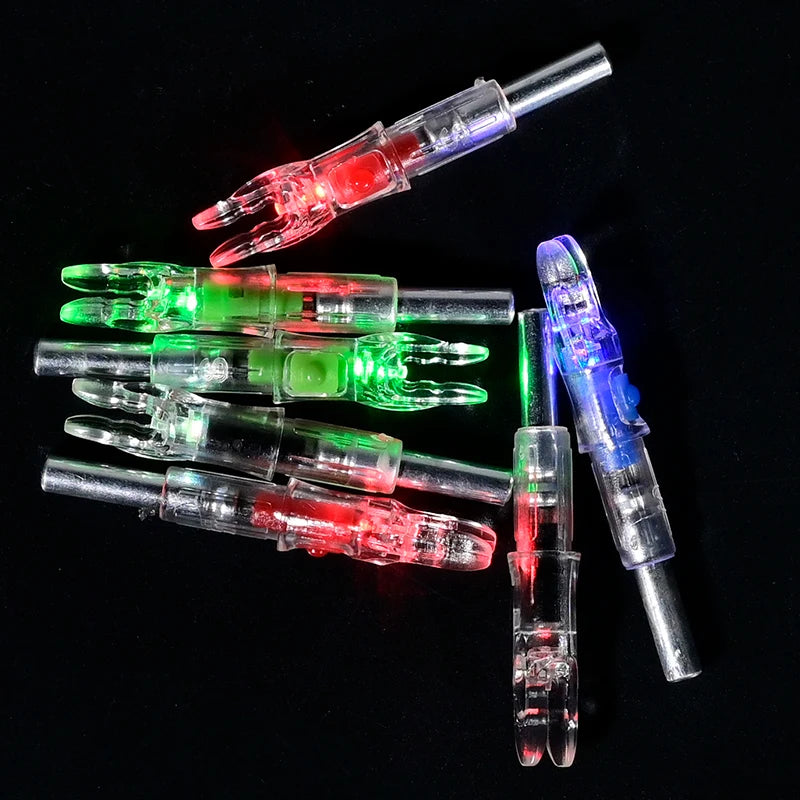 Rosy Brown SPG Archery Transparent Long-Lasting LED Tool-Free String Activated 6.2mm Arrow Nock SPG