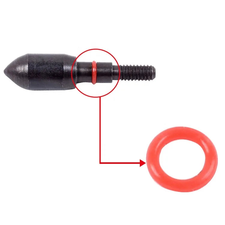 Pale Violet Red SPG 6.2 mm Arrowhead O-Rings – Red Rubber Seals (12-Pack) SPG