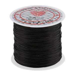 Black 60M Professional Amber Belt Elastic Cord for Rubber Band Tying MARKSMAN