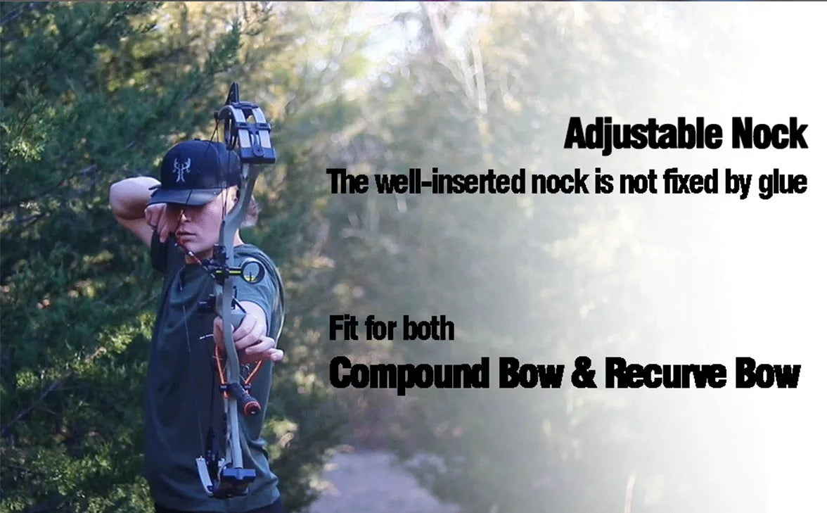 Dark Slate Gray Sanlida® Dragon 10 Carbon Arrows (12 Pieces) SANLIDA