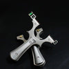 Black Powerful Aiming High Precision Stainless Steel Slingshot MARKSMAN