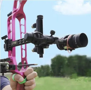 Dark Slate Gray Sanlida® Hero 10 II Compound Bow Magnified Scope Sight SANLIDA