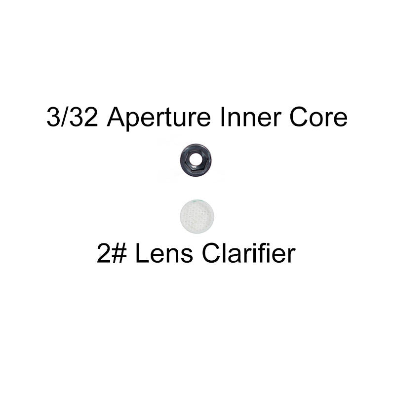 White Smoke SPG Archery Peep Sight Clarifier Lens Kit for Compound Bow SPG