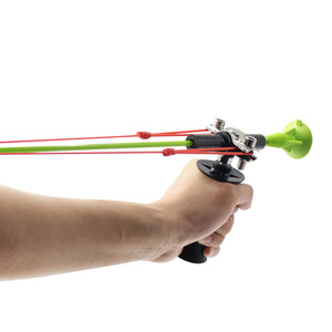 White Smoke T-Bar Compact Grip Slingshot | Ergonomic High-Strength Hand Launcher Tool INDIAN SLINGSHOT