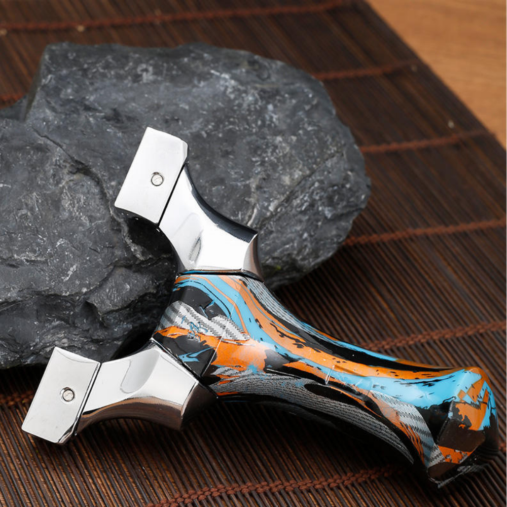 Dark Slate Gray ColorBurst Aluminum Alloy Slingshot INDIAN SLINGSHOT
