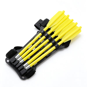 White Smoke 6mm Arrow Storage Quiver Portable Arm-Mounted Arrow Holder for Archery Accessories MARKSMAN