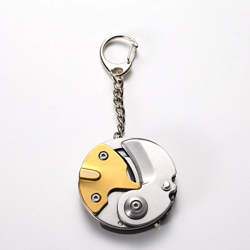 7-in-1 Stainless Steel Folding Pocket Multitool Keychain