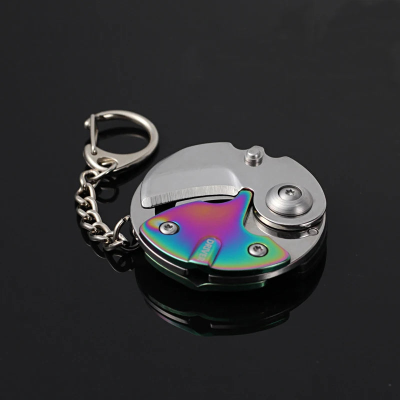 7-in-1 Stainless Steel Folding Pocket Multitool Keychain