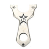 Light Gray 7 Star Stainless Steel Slingshot MARKSMAN