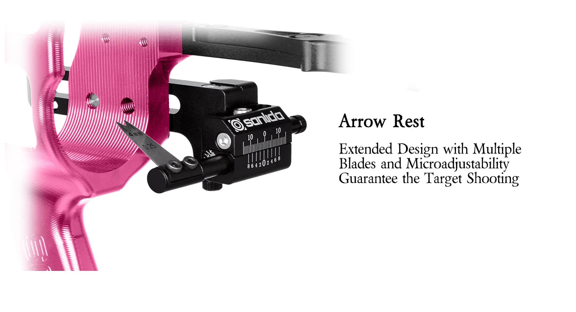 Pale Violet Red Sanlida® Hero 10 II Target Full Module Compound Bow Kit - Pink Edition SANLIDA