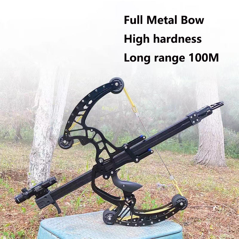 Light Gray High Precision Dual-Purpose Adult Outdoor Target Shooting Bow For Continuous Composite Steel Ball Shooting MARKSMAN