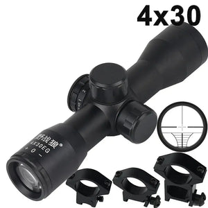 Dark Slate Gray 4X30 EG Outdoor Tactical Optical Sight Scope INDIAN SLINGSHOT