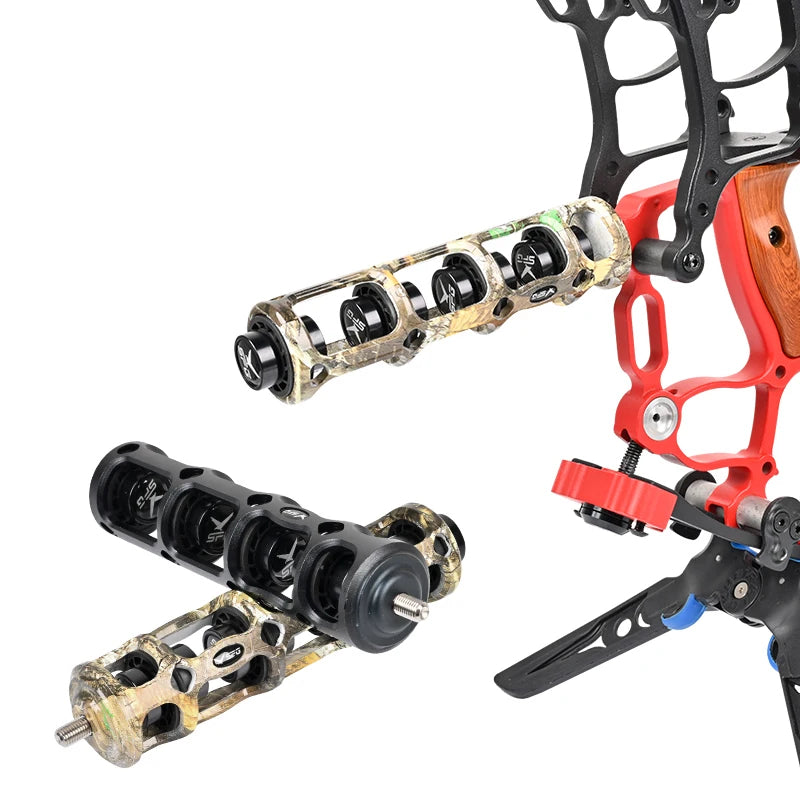 Dark Slate Gray SPG 8-Inch Aluminum Bow Stabilizer | Vibration Dampener for Recurve & Compound SPG