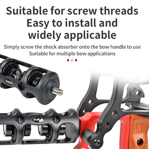 Dark Slate Gray SPG 8-Inch Aluminum Bow Stabilizer | Vibration Dampener for Recurve & Compound SPG
