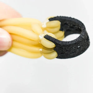 Antique White Marksman 8-Strand Latex Slingshot Band | High Elasticity Rubber For Upgraded Fishing Long Rod MARKSMAN