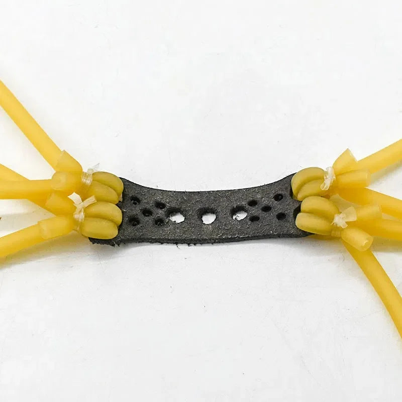 White Smoke Marksman 8-Strand Latex Slingshot Band | High Elasticity Rubber For Upgraded Fishing Long Rod MARKSMAN