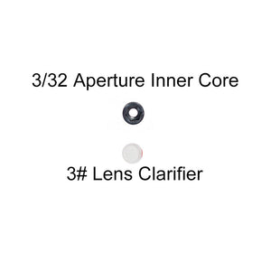 White Smoke SPG Archery Peep Sight Clarifier Lens Kit for Compound Bow SPG