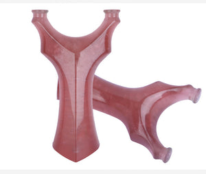 Maroon Colorful Bubble Slingshot for Outdoor Shooting Sports INDIAN SLINGSHOT