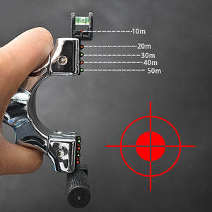 Dark Slate Gray Blue Gradient Precision Shooting Powerful Resin Outdoor Target Shooting Slingshot SLINGSTER