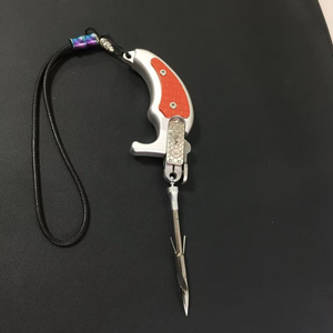 Dark Slate Gray Stainless Steel Magnetic Release Device for Fishing Darts INDIAN SLINGSHOT