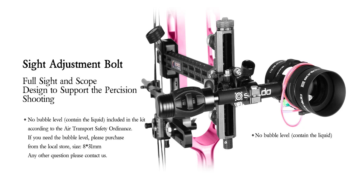 Thistle Sanlida® Hero 10 II Target Full Module Compound Bow Kit - Pink Edition SANLIDA