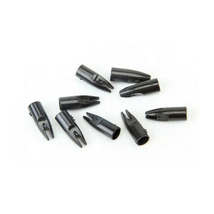 Light Gray SPG 8mm Arrow Nock – Durable Black Plastic Replacement Nock SPG