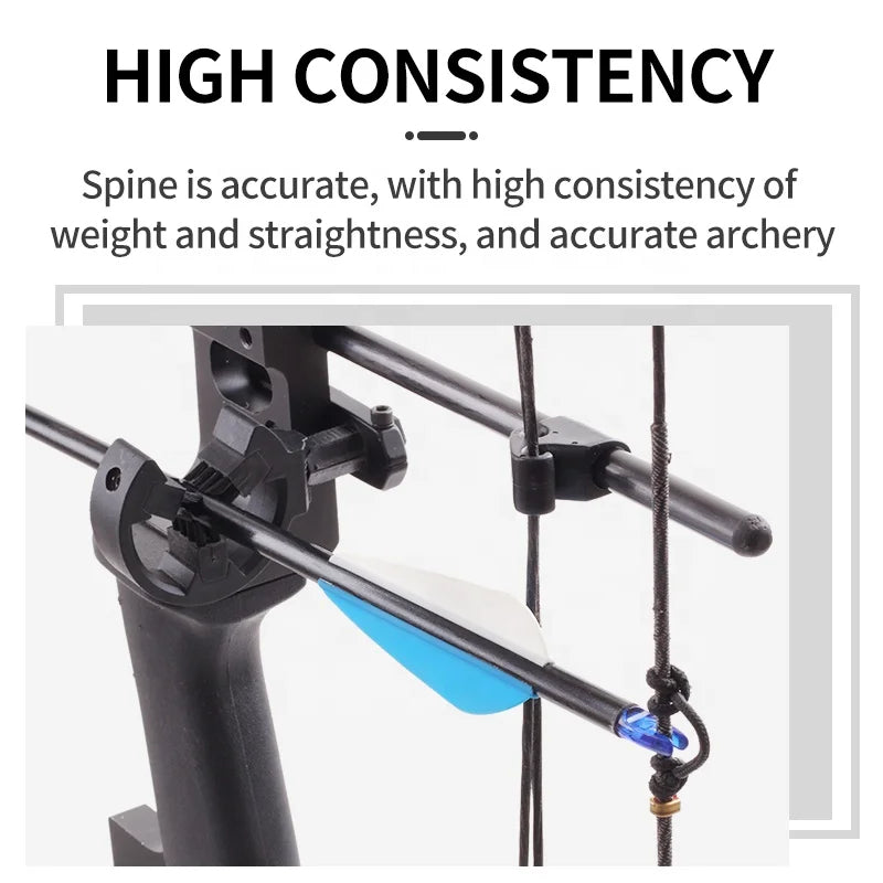 SPG 8mm Fiberglass Arrows 80cm Spine 900 Target Practice Arrows