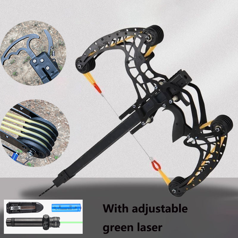 Dark Slate Gray High Precision Dual-Purpose Adult Outdoor Target Shooting Bow For Continuous Composite Steel Ball Shooting MARKSMAN