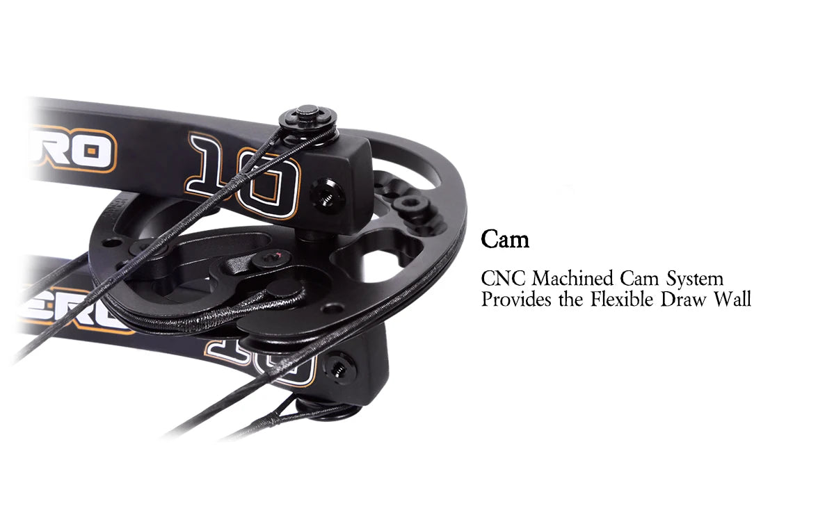 Dark Slate Gray Sanlida® Hero 10 II Target Full Module Compound Bow Kit - Gold Edition SANLIDA