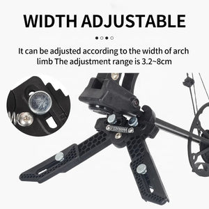 White Smoke SPG ABS Bow Stand – Folding Adjustable Limb Clamp Support SPG