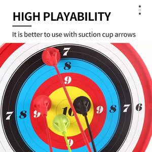 Dark Slate Gray SPG ABS Sucker Arrow Target | 42cm Bullseye with Stand SPG
