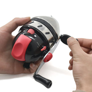 White Smoke AT35 Stainless Steel Fishing Reel – Large Enclosed Spinning Reel | Left & Right Hand Interchangeable MARKSMAN