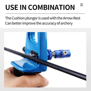 Dark Slate Gray SPG Adjustable Aluminium Cushion Plunger | Precision Archery Accessory SPG