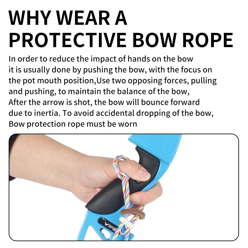 Gray SPG Adjustable Bow Wrist Sling – Archery Protective Finger Sling SPG