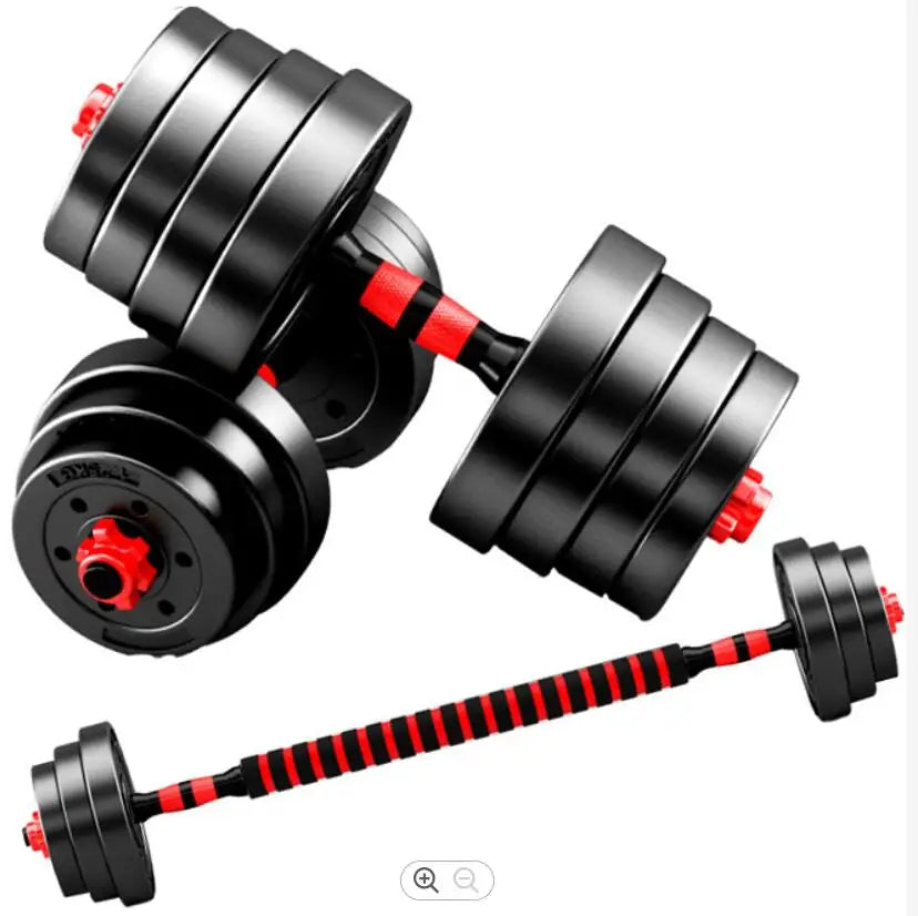 Adjustable Mute Dumbbell Set for Home Fitness Training