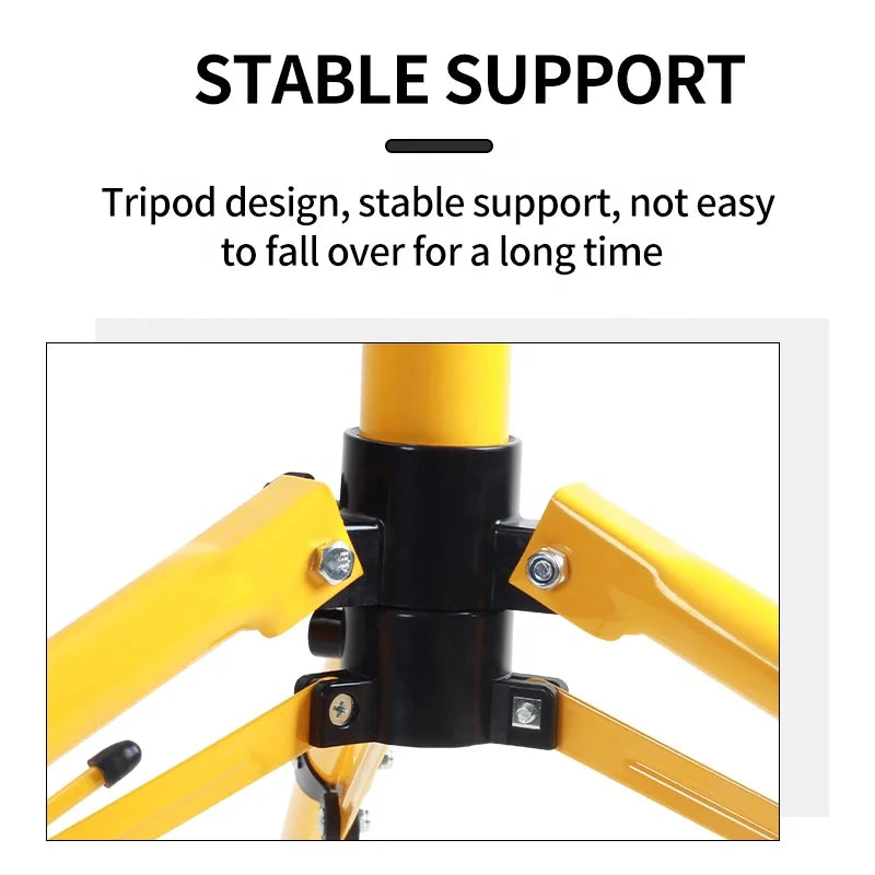 Sandy Brown SPG Adjustable Target Stand | Foldable Metal Tripod Archery Rack SPG