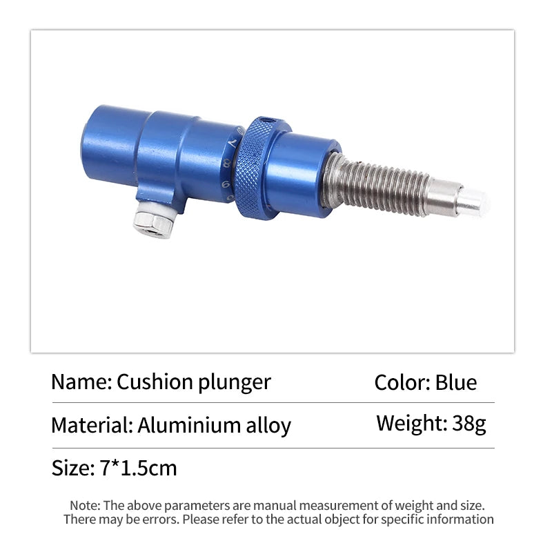 Slate Gray SPG Adjustable Aluminium Cushion Plunger | Precision Archery Accessory SPG