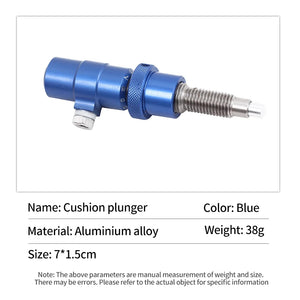 Slate Gray SPG Adjustable Aluminium Cushion Plunger | Precision Archery Accessory SPG